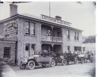 Criterion Club Hotel Edna Grace Waters (left on Balcony) c19. 